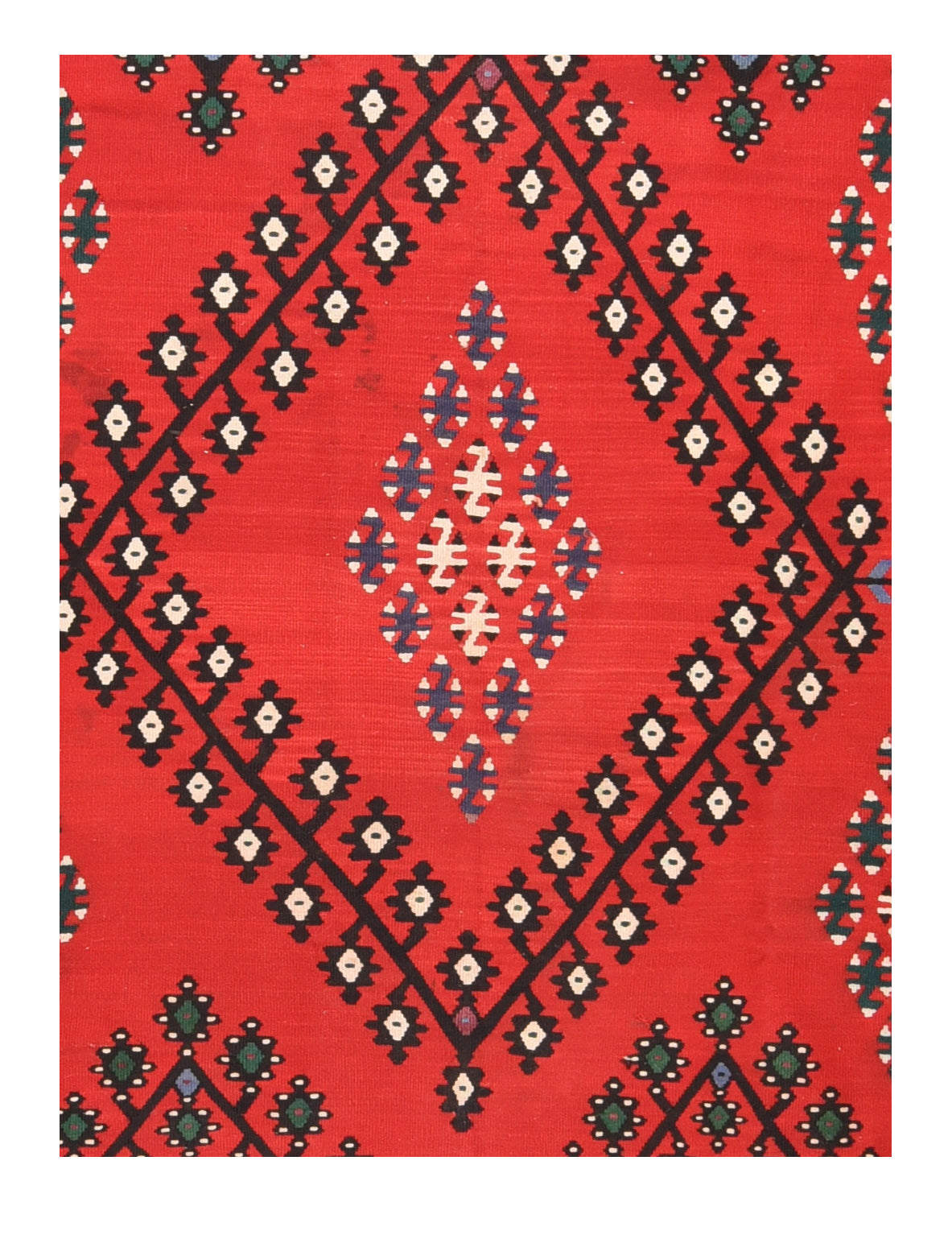 Vintage Turkish Kilim Rug 6'6'' x 10'0"