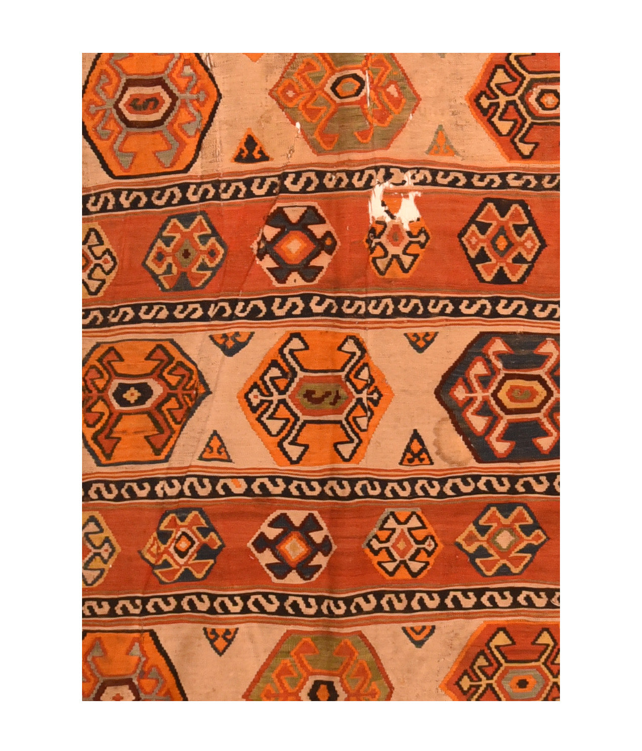 Antique Kilim Rug 5'0" x 8'7''