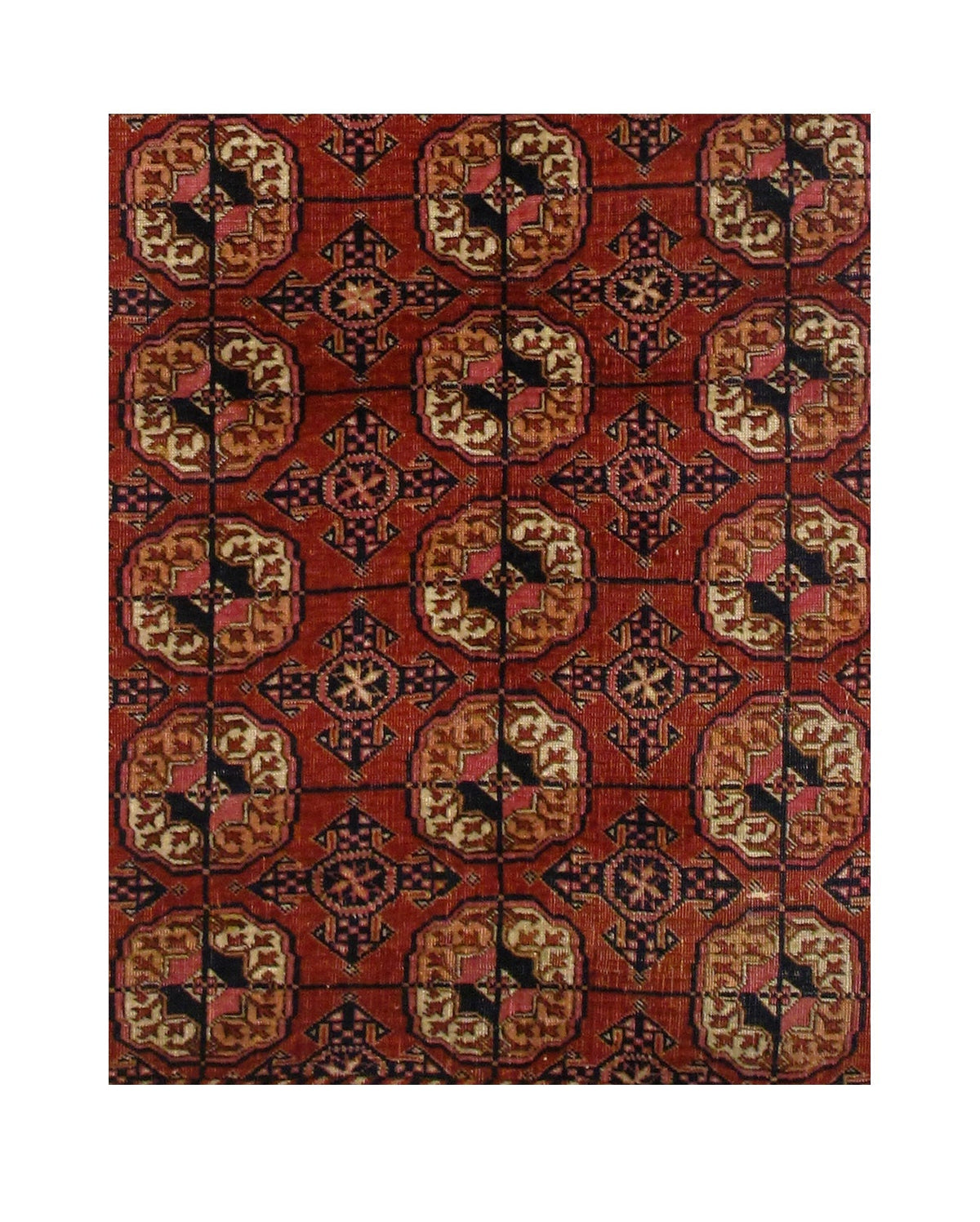 Antique Yomut Bokara Rug 4'6'' x 6'0"