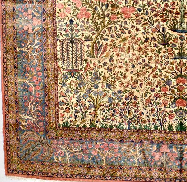 Antique Kashan Rug 11'2'' x 15'1''