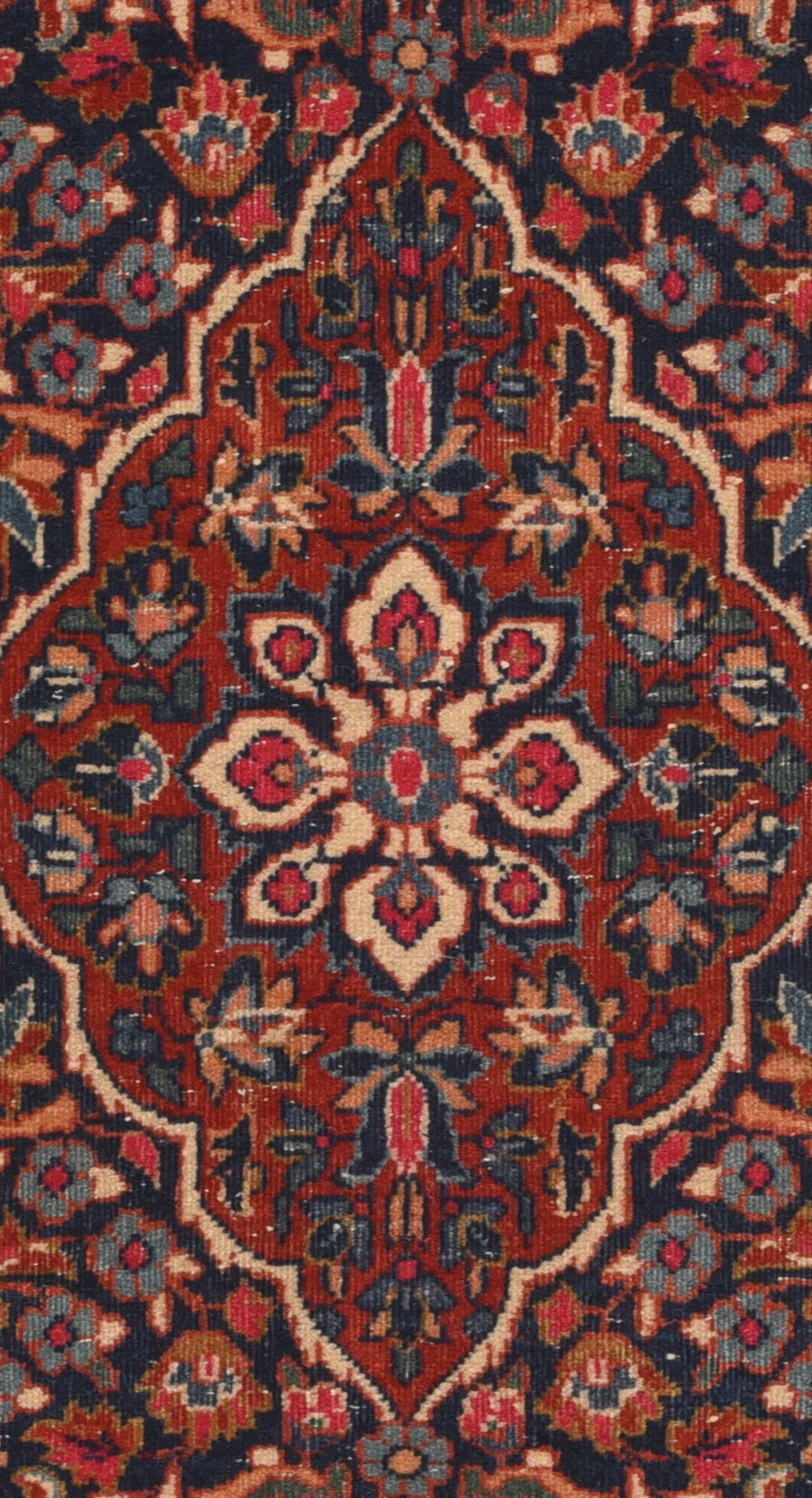 Vintage Kashan Rug 2'2'' x 2'11''