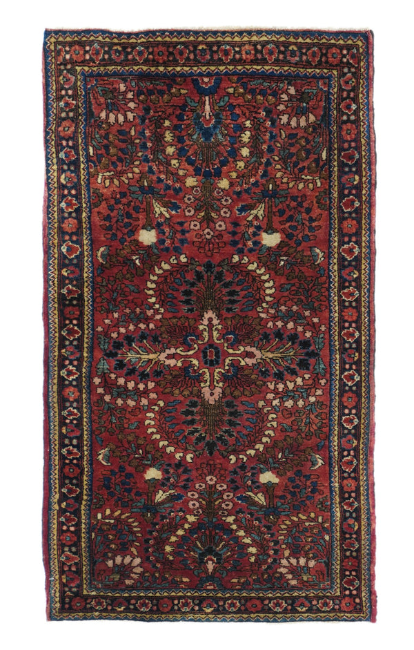 Sarouk Wool on Cotton 2'1''x3'11''