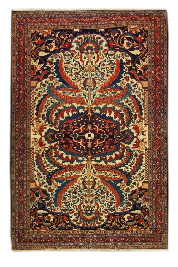 Persia Farahan Sarouk Wool on Cotton 4'8''x6'11''