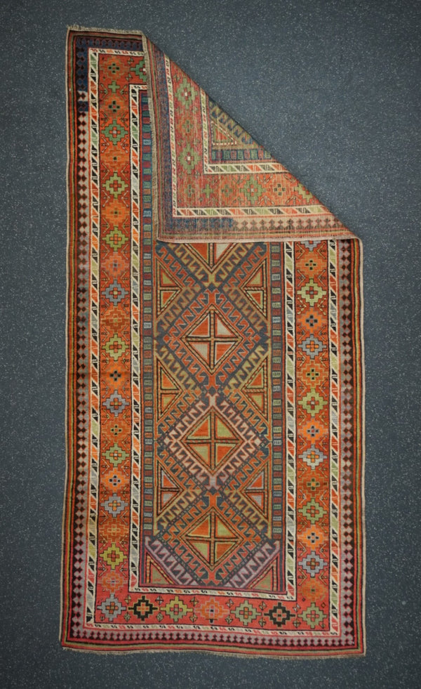 Antique Kazak Rug 3'11'' x 8'1''