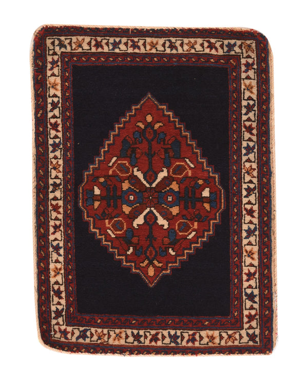 Iran Persian Afshar Wool on Cotton 1'7''x2'2''