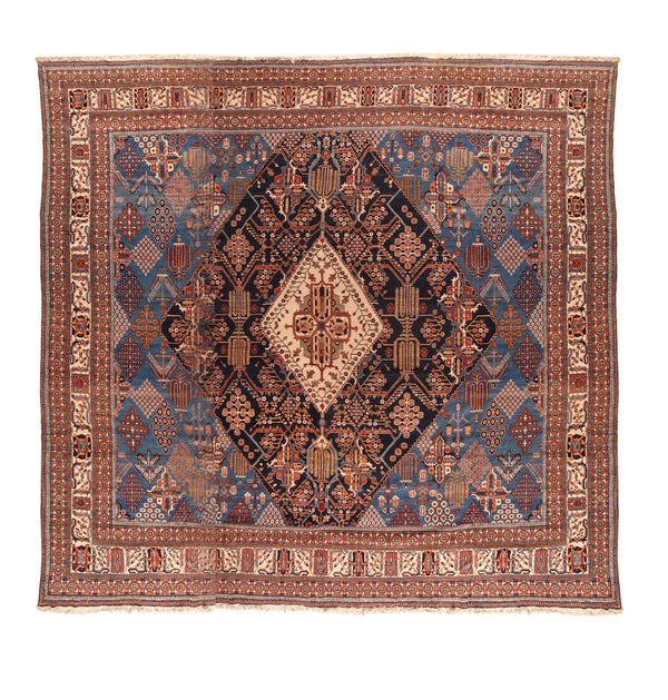 Persia Joshaghan Wool on Cotton 15'2''x15'8''