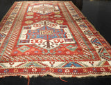 Antique Caucasian Kazak Rug 4' 3" x 7' 0"
