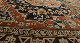 Antique Caucasian Shirvan Rug 4'0" x 5' 0"
