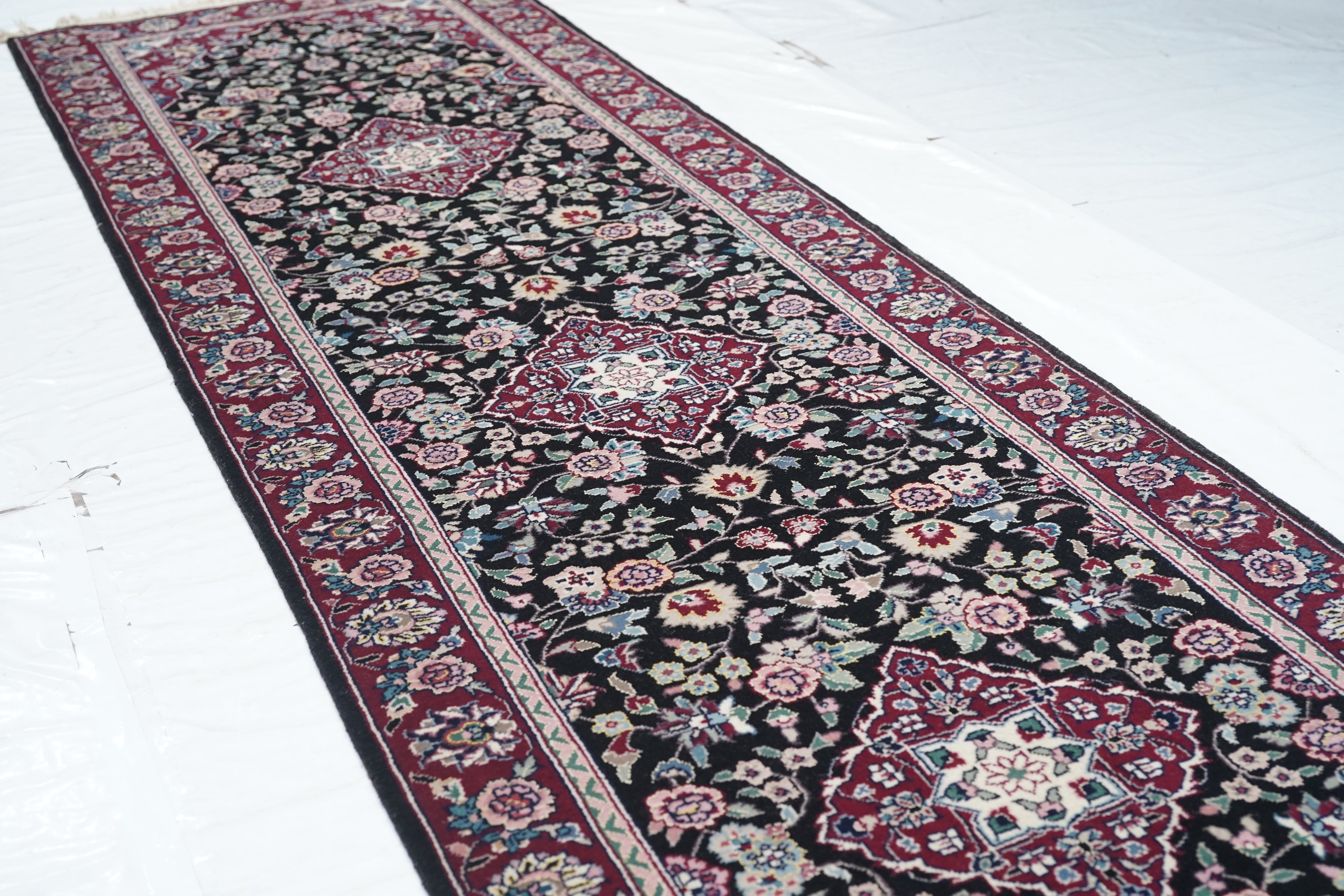 Indian Tabriz Runner 2'6'' x 10'0"