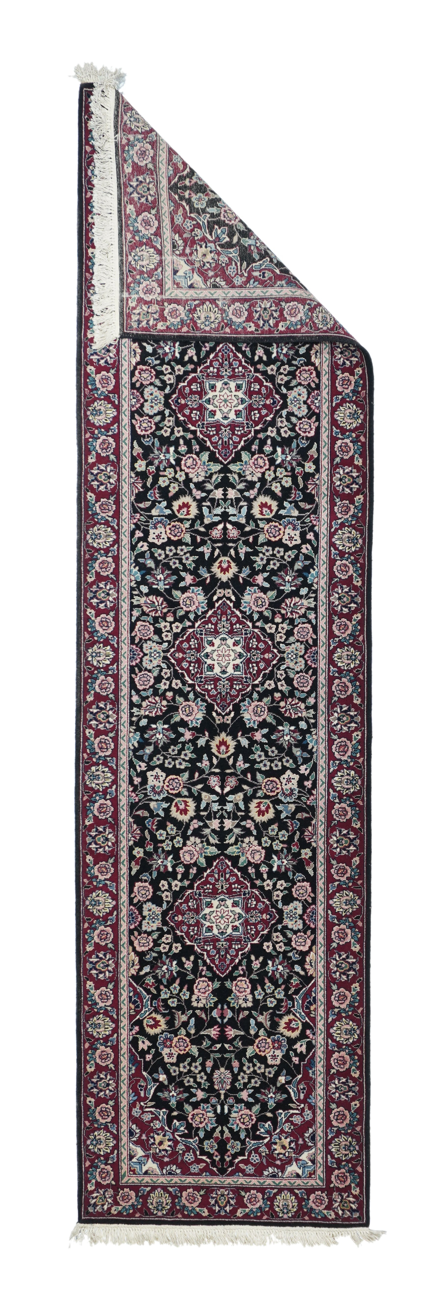Indian Tabriz Runner 2'6'' x 10'0"