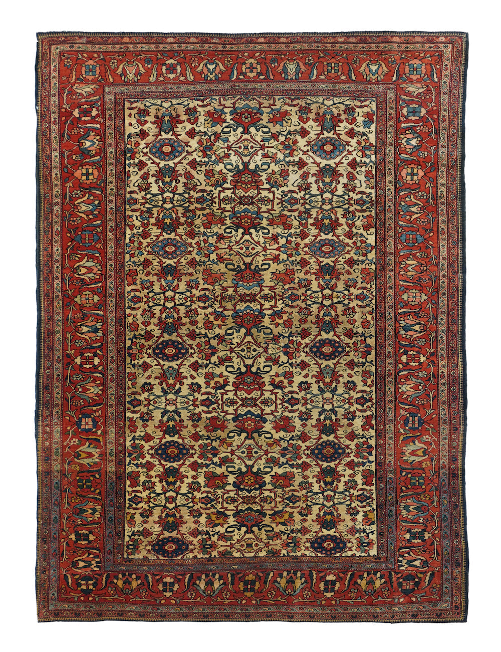Antique Farahan Sarouk Rug 4'3'' x 6'2''