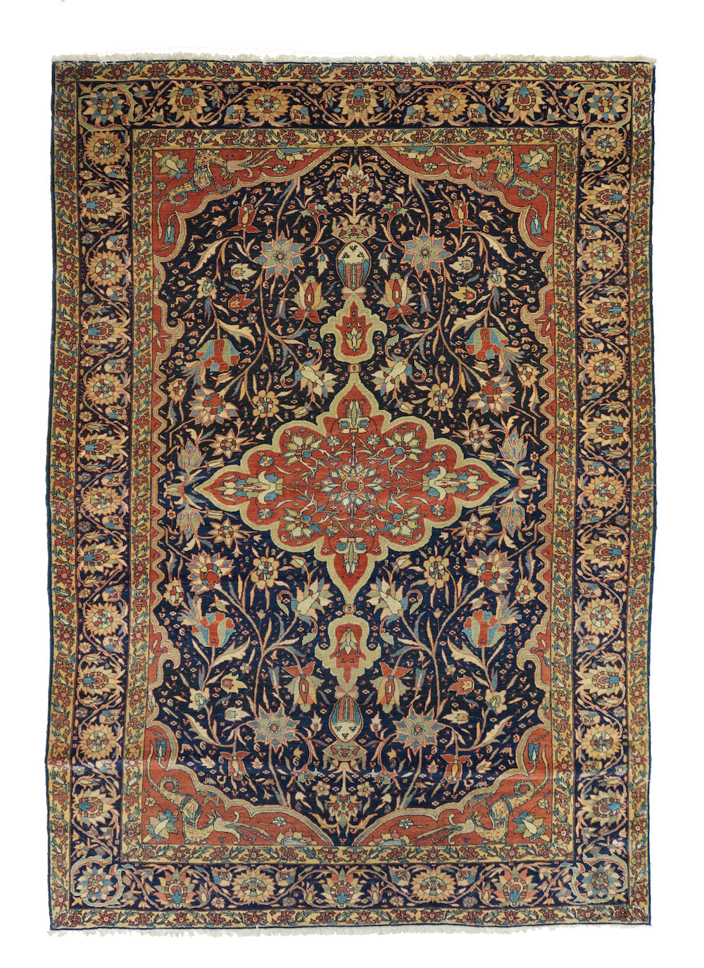 Antique Sarouk Farahan Rug 4'7'' x 6'8''