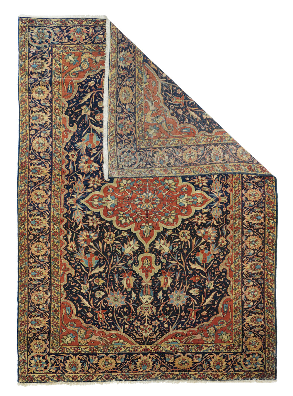 Antique Farahan Sarouk Rug 4'7'' x 6'8''