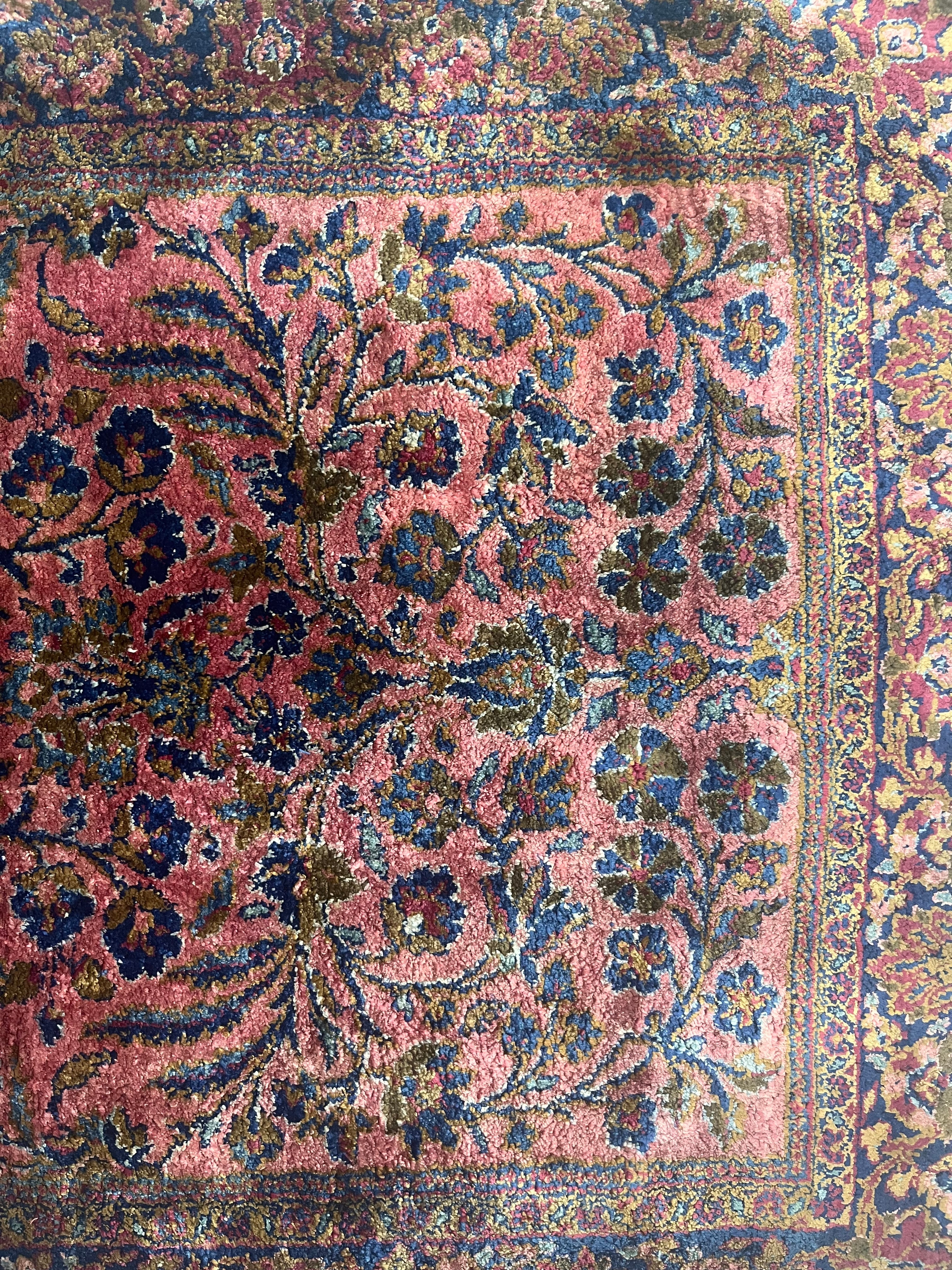 Antique Silk  Kashan Rug 2' 0" x 3' 5''