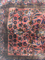 Antique Silk  Kashan Rug 2' 0" x 3' 5''