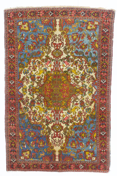 Fine Antique  Malayer Rug 4'6
