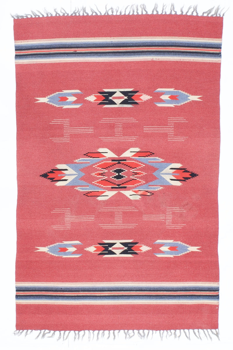 Vintage Swedish Kilim Rug 3'7