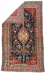 Antique  Qashqai Rug 2' 7'' x 4' 6''