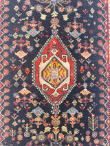 Antique  Qashqai Rug 2' 7'' x 4' 6''