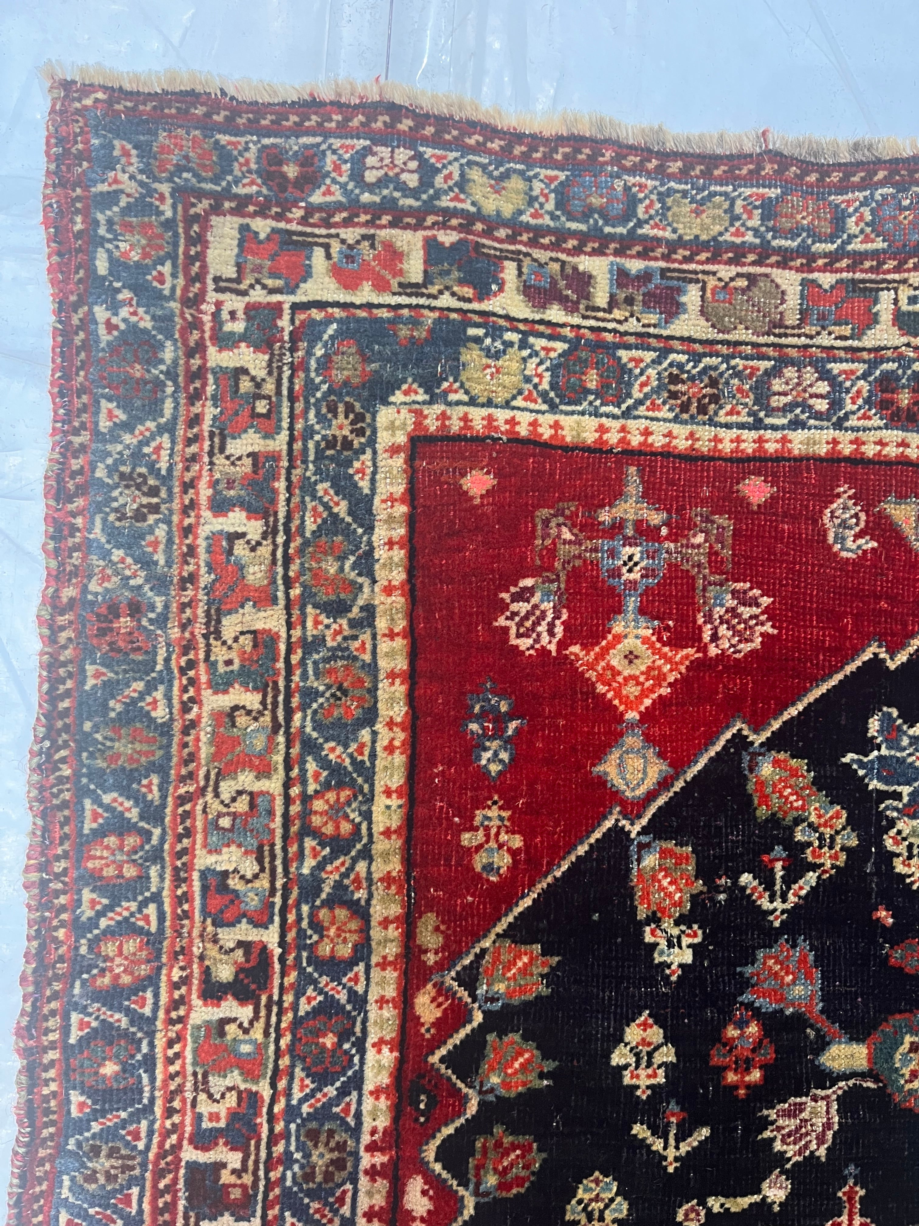Antique  Qashqai Rug 2' 7'' x 4' 6''
