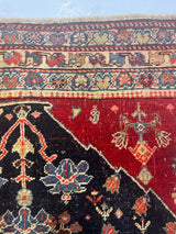 Antique  Qashqai Rug 2' 7'' x 4' 6''