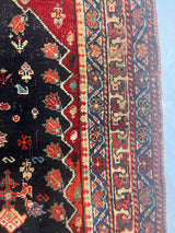 Antique  Qashqai Rug 2' 7'' x 4' 6''