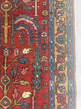 Antique  Heriz Rug 2'9" x 4' 6''