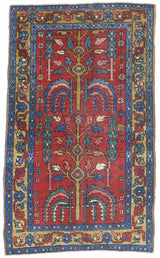 Antique  Heriz Rug 2'9" x 4' 6''