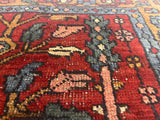Antique  Heriz Rug 2'9" x 4' 6''