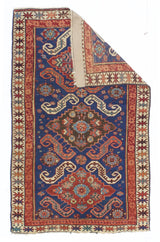 Antique Caucasian Zehour Rug 3'6" x 5' 8''