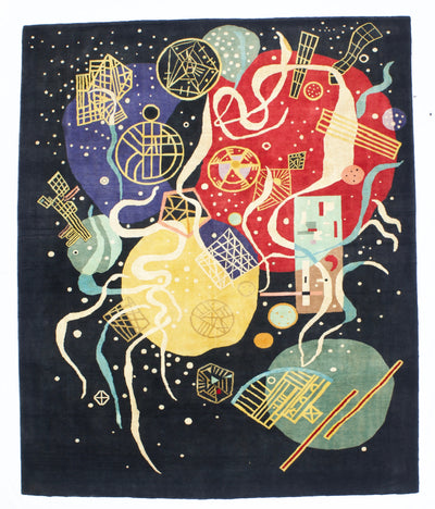 Fine Mid Century Kandinsky Design Rug 8'1