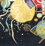 Fine Mid Century Kandinsky Design Rug 8'1" x 9' 9"