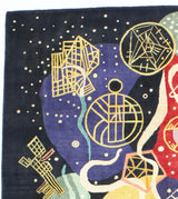 Fine Mid Century Kandinsky Design Rug 8'1" x 9' 9"