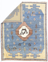 Fine Vintage  Gabbeh Rug 6'1" x 7' 8''