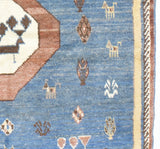 Fine Vintage  Gabbeh Rug 6'1" x 7' 8''