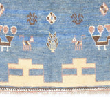 Fine Vintage  Gabbeh Rug 6'1" x 7' 8''