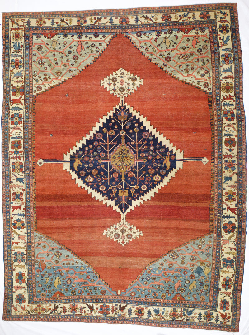 Antique  Bakhshayesh Rug 10'0