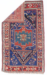 Fine Antique Caucasian Kazak Rug 3'10" x 6' 8"