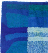 Scandinavian Artistic Mid Century Wool Rug 6' 6" x 9' 8"