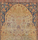 Antique Mohtasham Kashan Rug 4'4" x 6' 5"