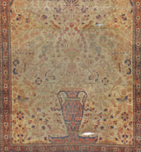 Antique Mohtasham Kashan Rug 4'4" x 6' 5"