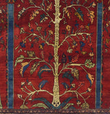 Antique Farahan Sarouk Rug 4'4" x 5' 9"