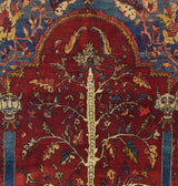 Antique Farahan Sarouk Rug 4'4" x 5' 9"