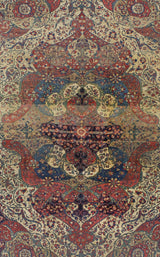 Fine Antique  Mohtasham Kashan Rug 6'11" x 10' 0"