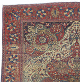 Fine Antique  Mohtasham Kashan Rug 6'11" x 10' 0"