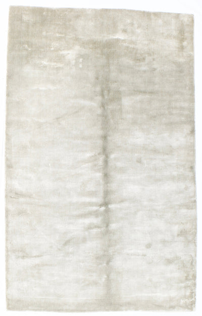 Fine Vintage Wool & Silk Modern Rug 4'10