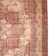 Antique  Lavar Kerman Rug 9' 0" x 13' 3''
