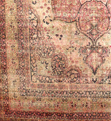 Antique  Lavar Kerman Rug 9' 0" x 13' 3''