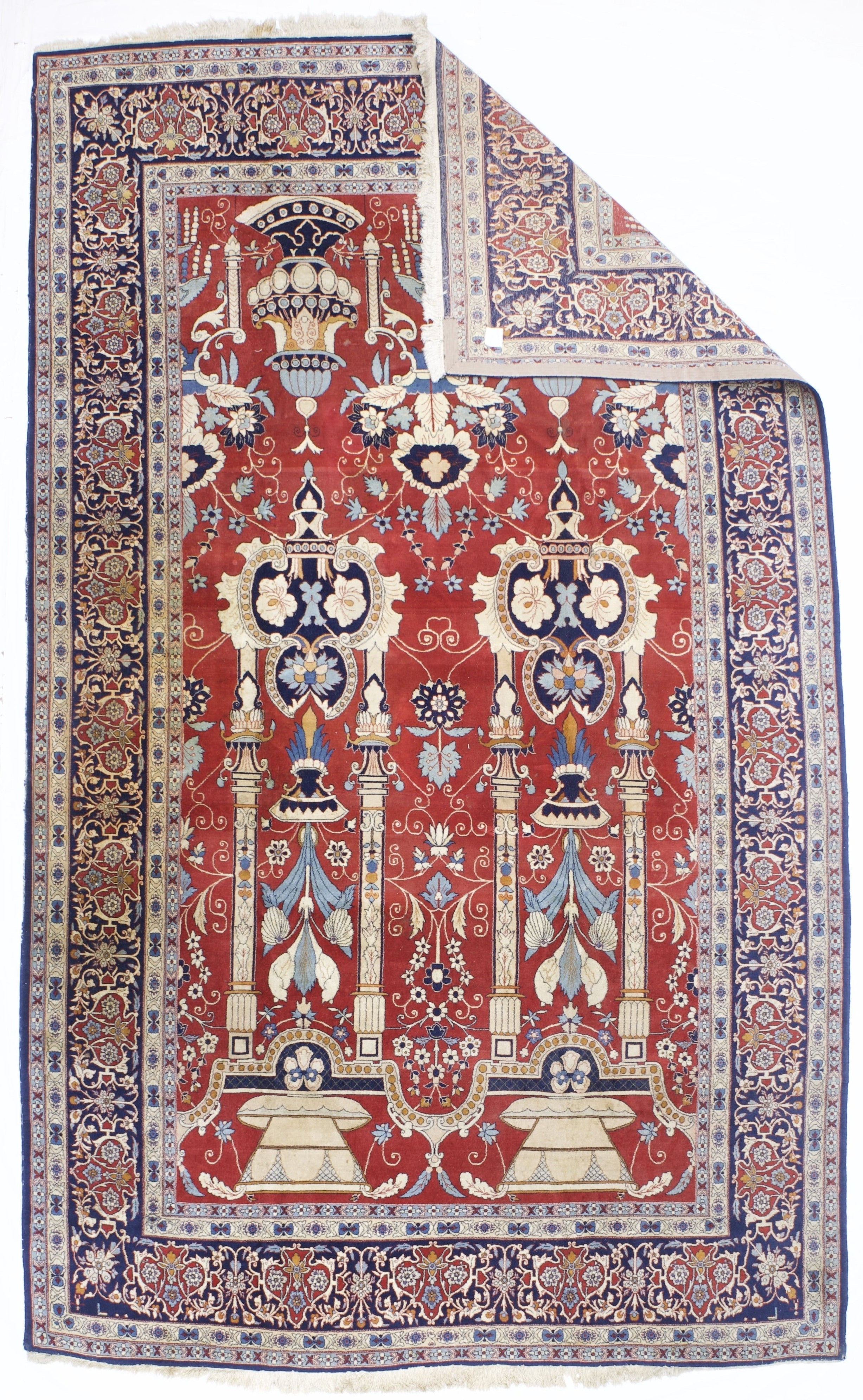 Antique Kashan Rug 6' 11'' x 11' 10''