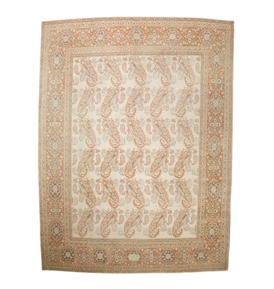 Antique  Haji Jailli Tabriz Rug 9'5